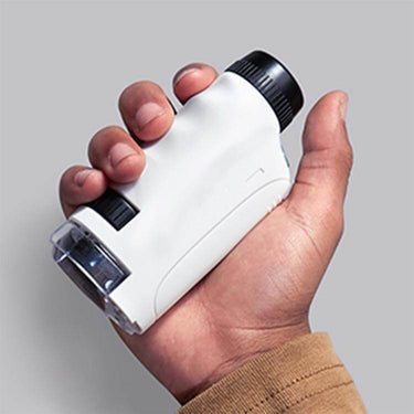 KidoScope | Microscopio de bolsillo portátil para niños con zoom ajustable de 60-120x - ¡Enseña a tus hijos a descubrir!